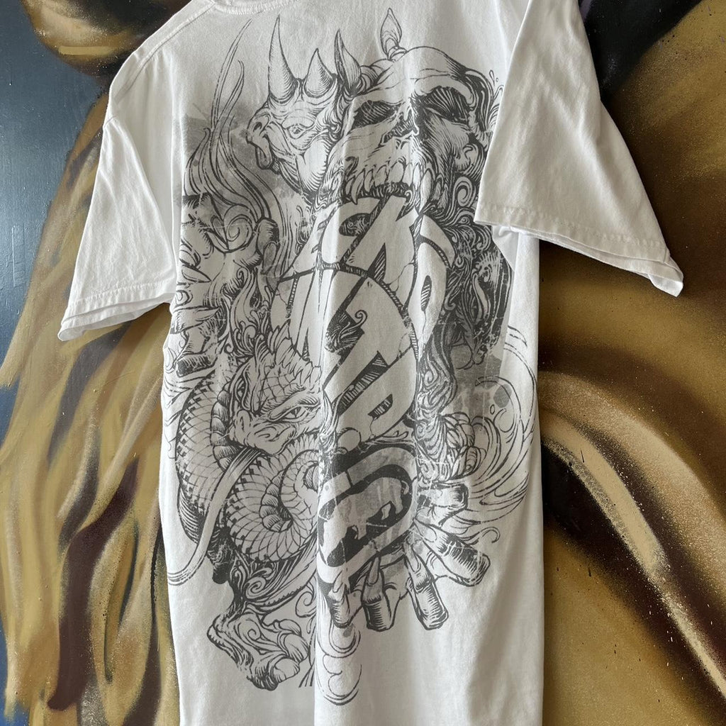 Ecko Unltd Flame Y2K AOP Graphic Tee