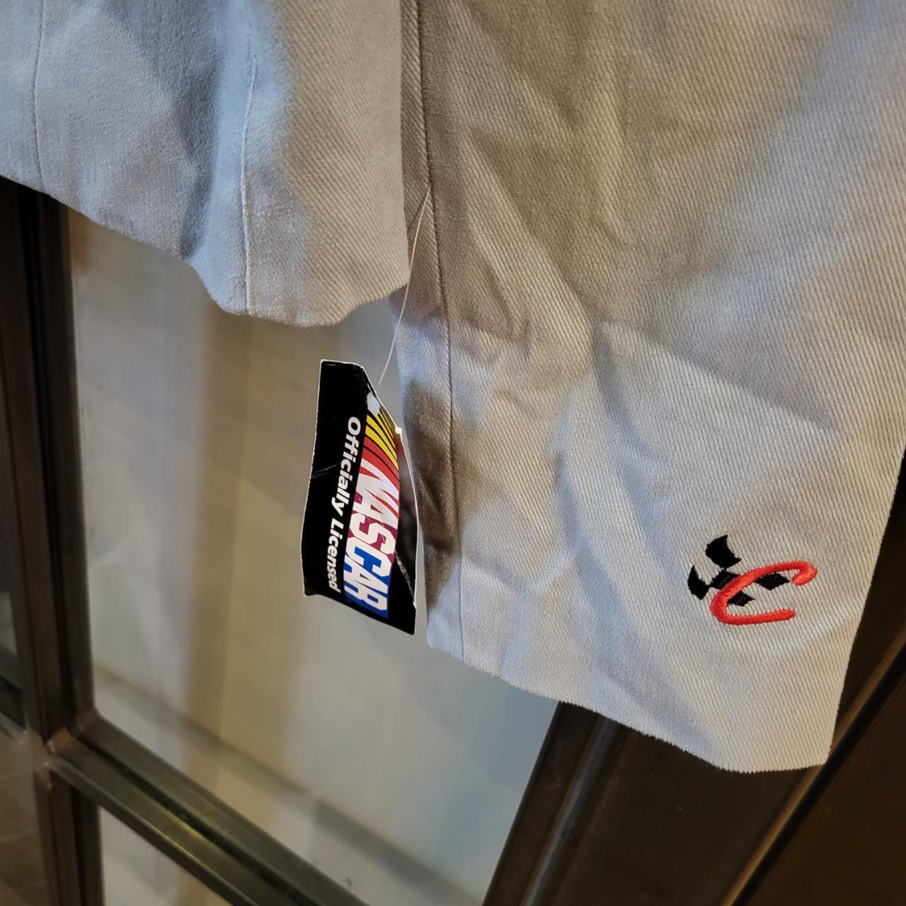 Deadstock Brand New With Tags Vintage Retro Chase Authentics NASCAR Goodwrench Services Hersheys Coca Cola Oreo Sponsorships Full Zip Up blanket padded lined Canvas Racing Workwear Jacket Coat workwear Utility with iconic branded patch logos y2k 90s style
