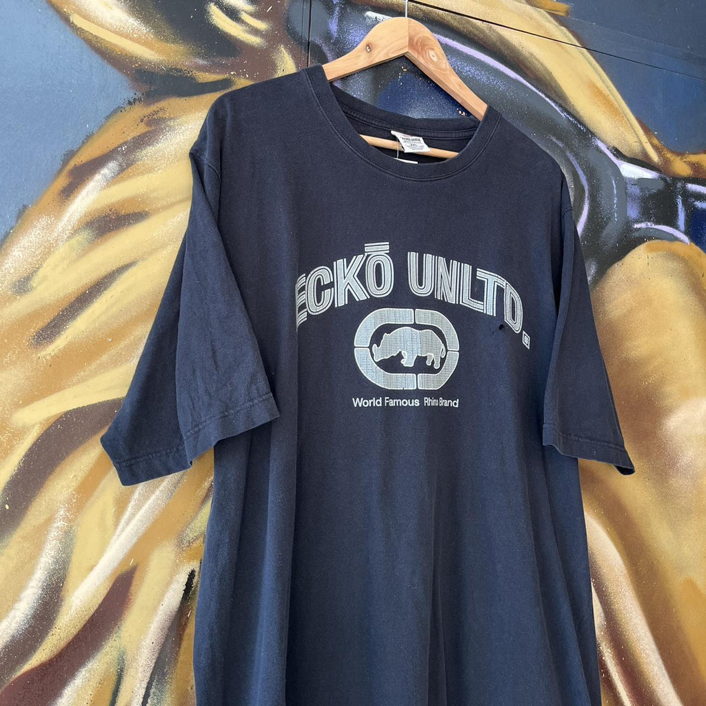 Ecko Unltd Y2K Large Logo Spellout Graphic Tee