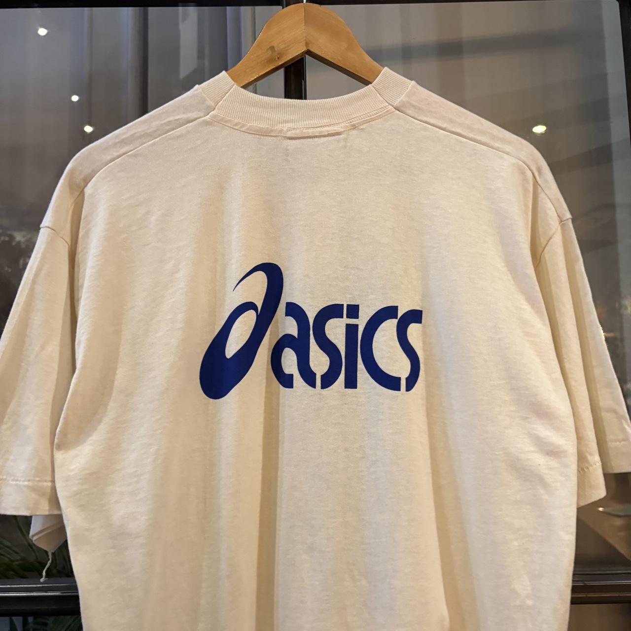Vintage Asics 1998 London Triathlon T shirt Mens Large White Graphic Print Single Stitch Tee Top 90s