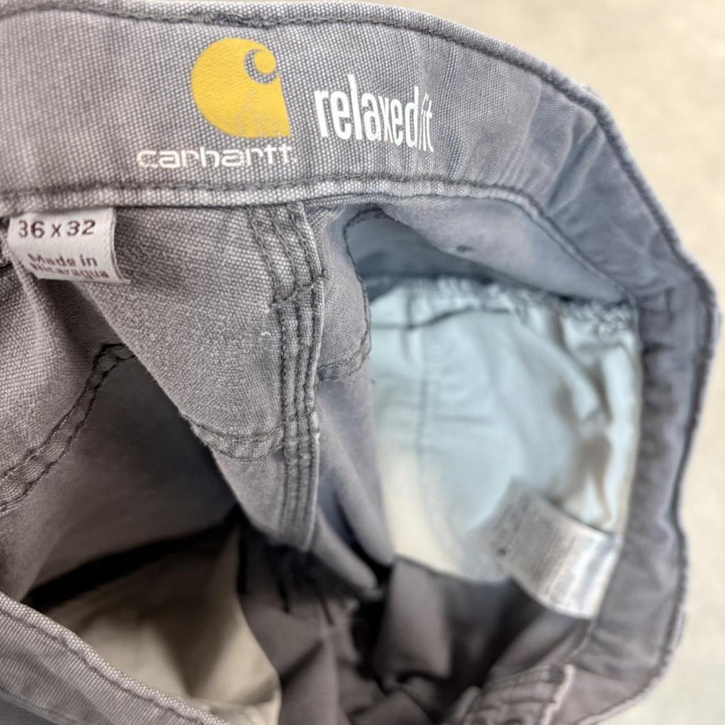 BR2701FT-U - Vintage retro essential Grey Carhartt carpenter Trousers pants casual workwear #skater #utility #workwear #carpenter #carhartt