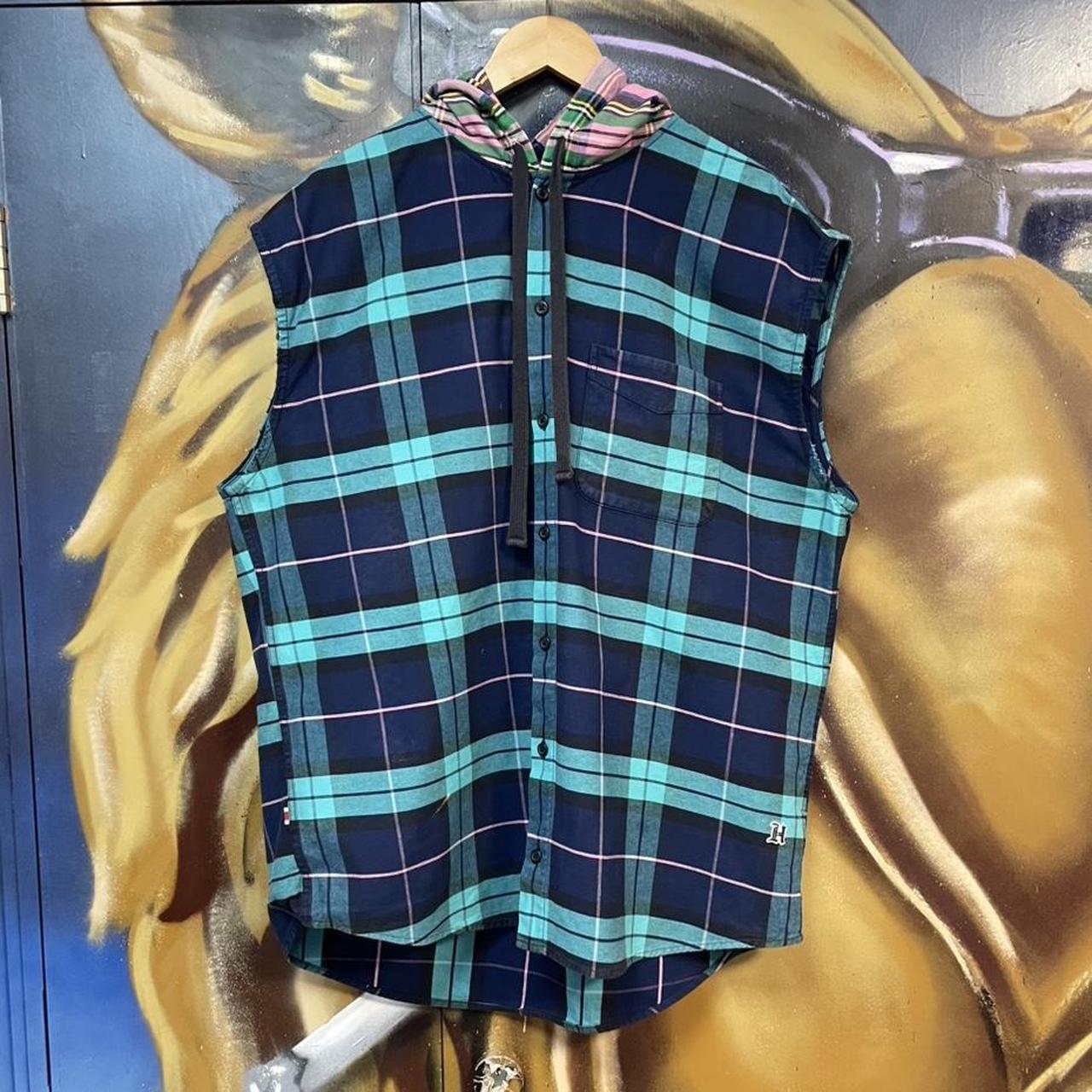 Tommy Hilfiger x Lewis Hamilton Check Sleeveless Shirt