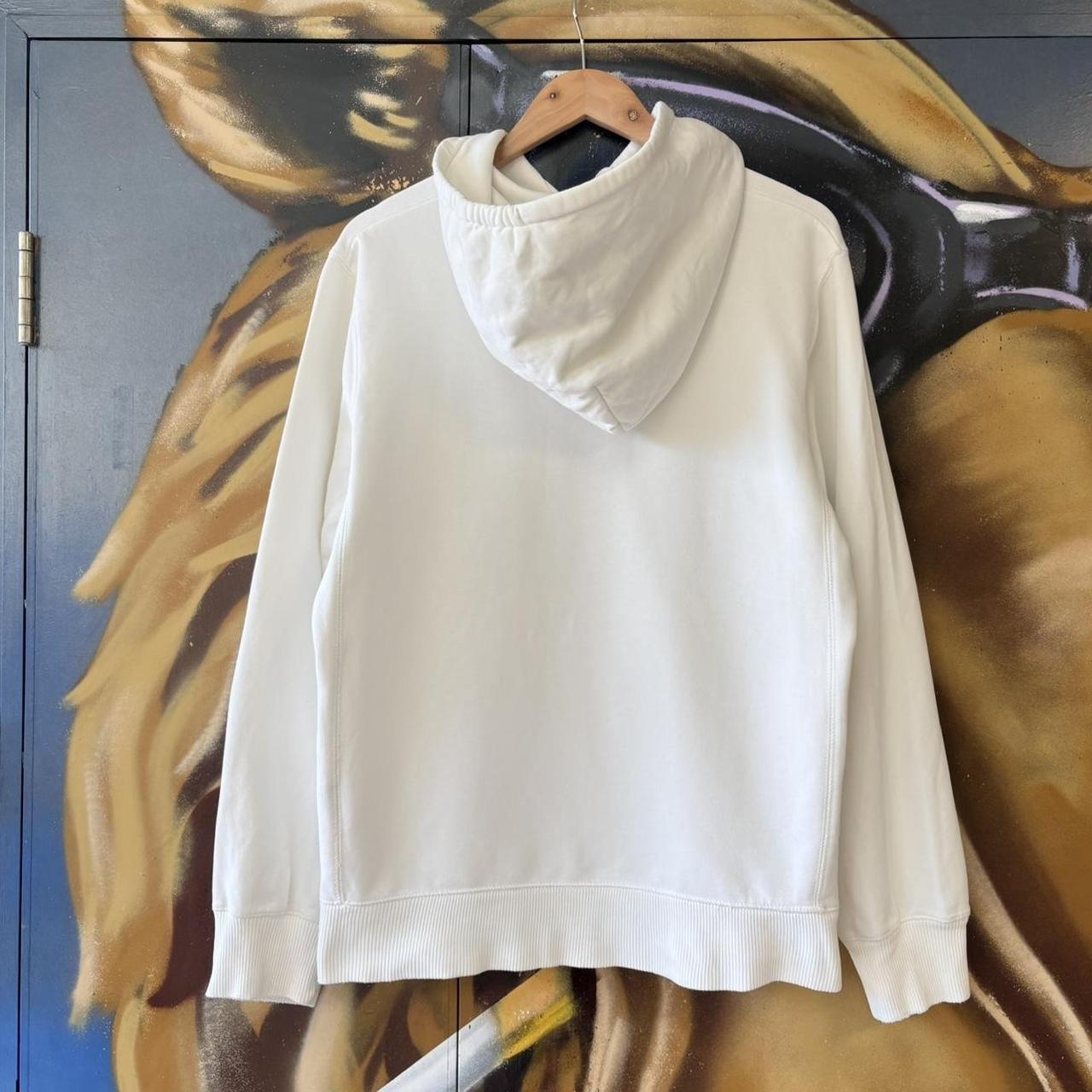 BR1912AMH-U - Vintage Retro Essential White Nike Sweatshirt Hoodie with embroidered swoosh logo #90s #sportswear #essential #nike #y2k