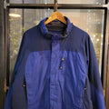 WDB048F - Vintage Retro Essential L.L. Bean Navy and Blue full zip up Coat Jacket festival #preppy #llbean #festival #oldmoney #90s
