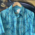 Plaid Short Sleeve Button Up Shirt