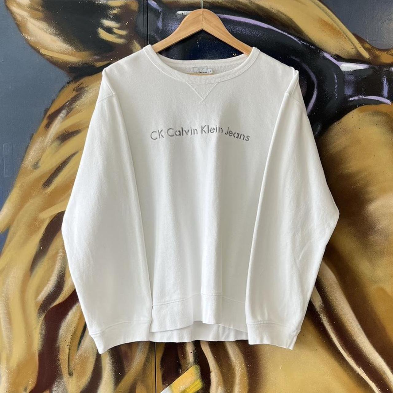 CK Centre Logo Spellout Sweatshirt