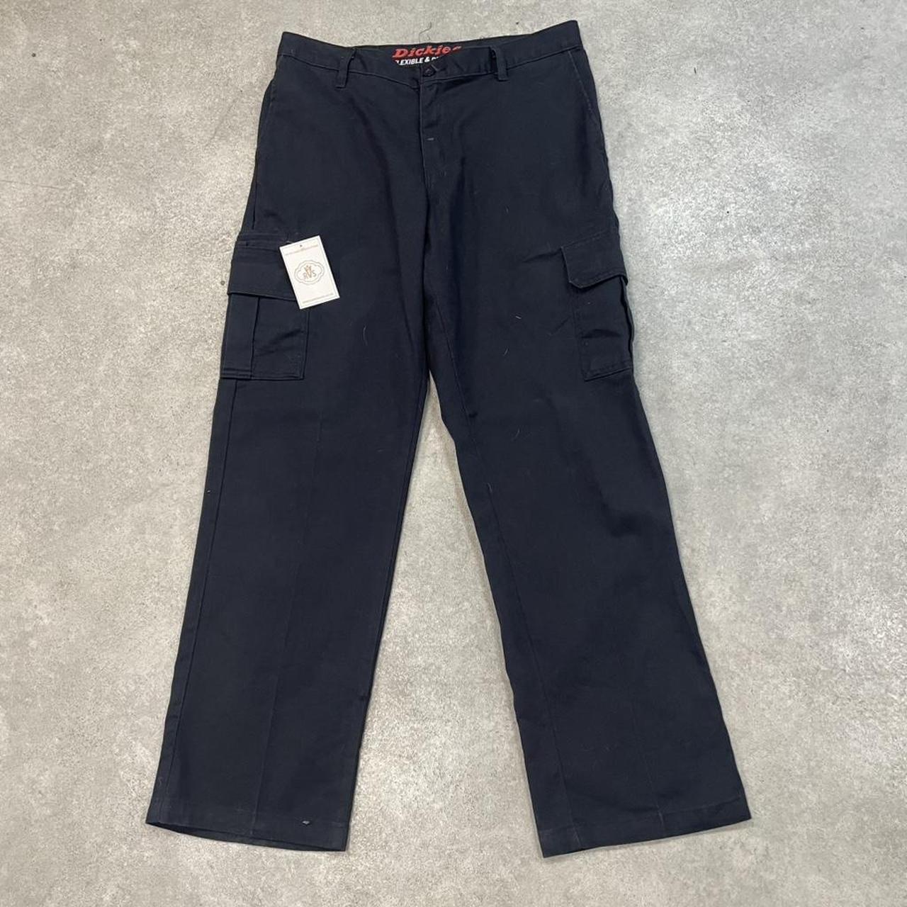 Dickies Black Cargo Skater Trousers Workwear Pants