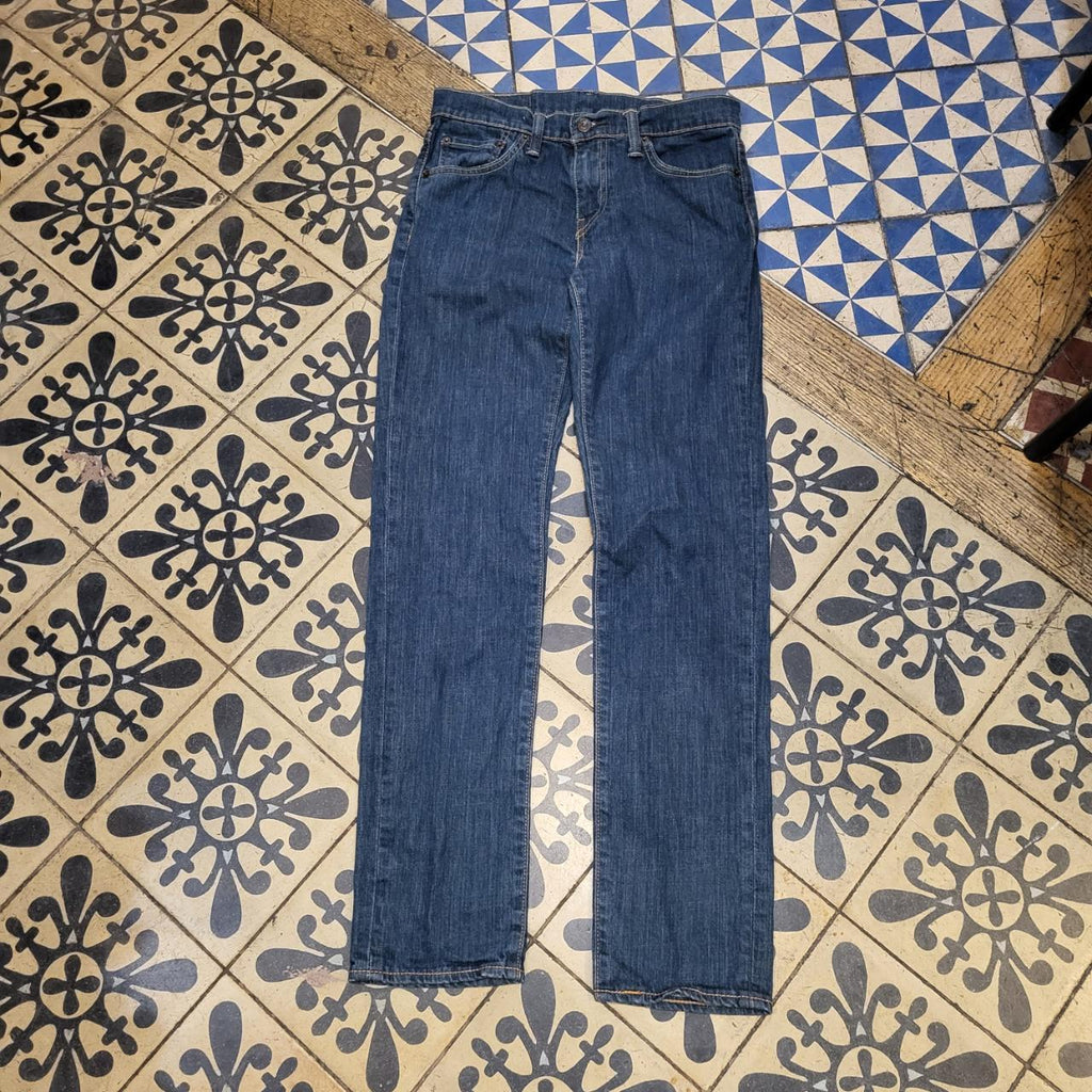 JNS216BR - Vintage retro essential Levi’s 511 Blue Wash Denim Jeans Trousers pants #denim #levis #slimfit #levis511 #skater