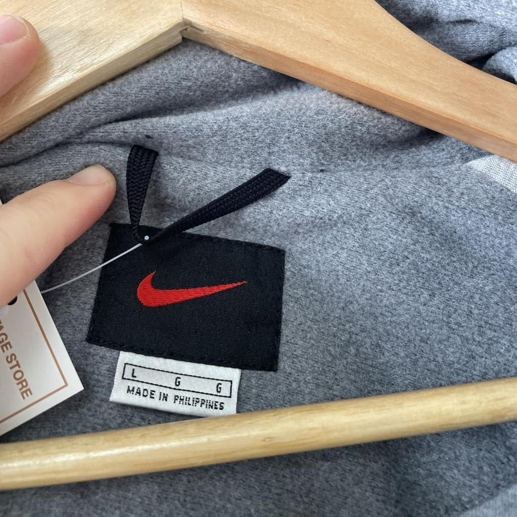 Nike Fleece Lined Quarter Zip Windbreaker Jacket