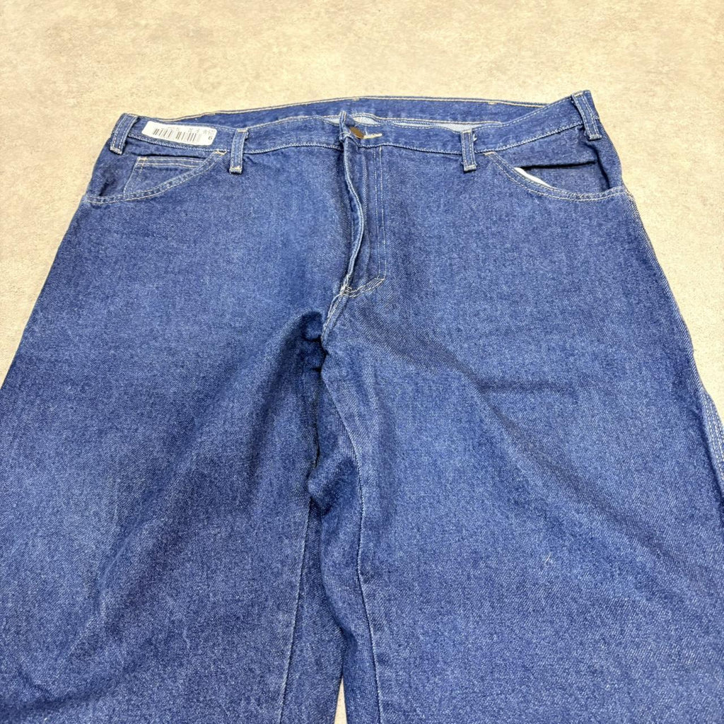 BR1912VP-U - Vintage retro essential  Dickies carpenter Blue Wash Denim Jeans Trousers pants #denim #dickies #carpenter #skater #jeans