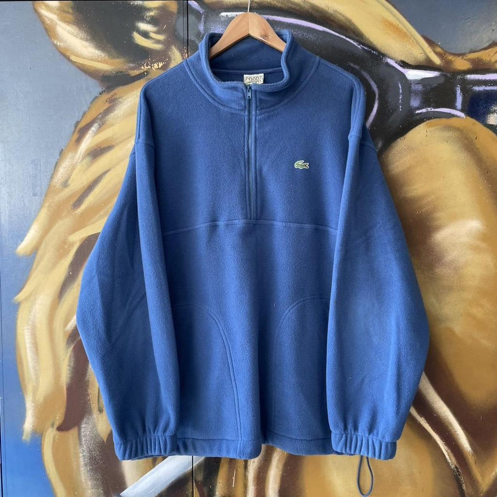 Lacoste Essential Quarter Zip Fleece Sweatshirt