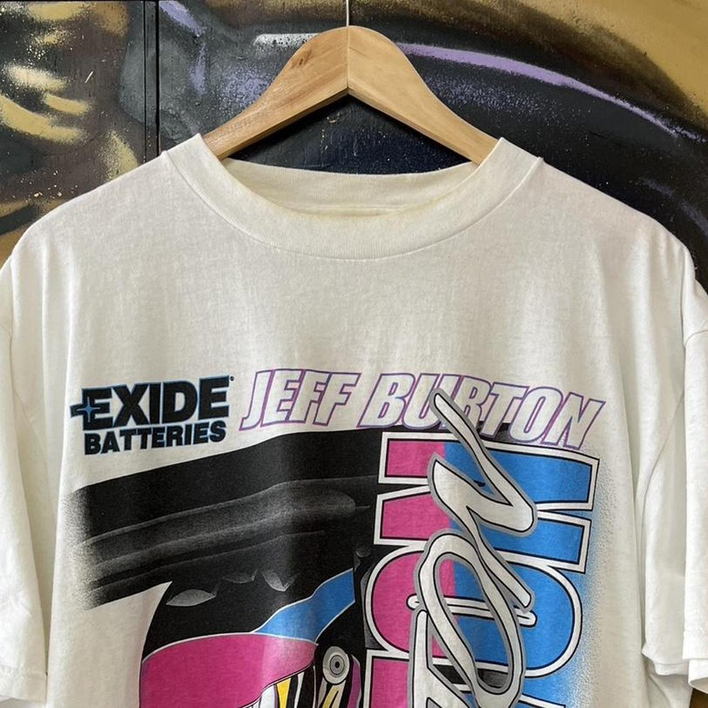 Jeff Burton Exide Batteries Ford Sponsor NASCAR Graphic Tee
