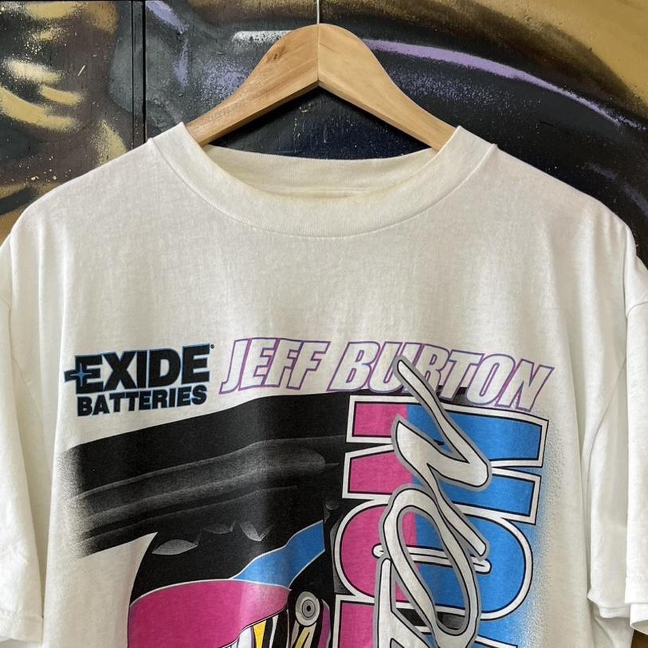 Jeff Burton Exide Batteries Ford Sponsor NASCAR Graphic Tee