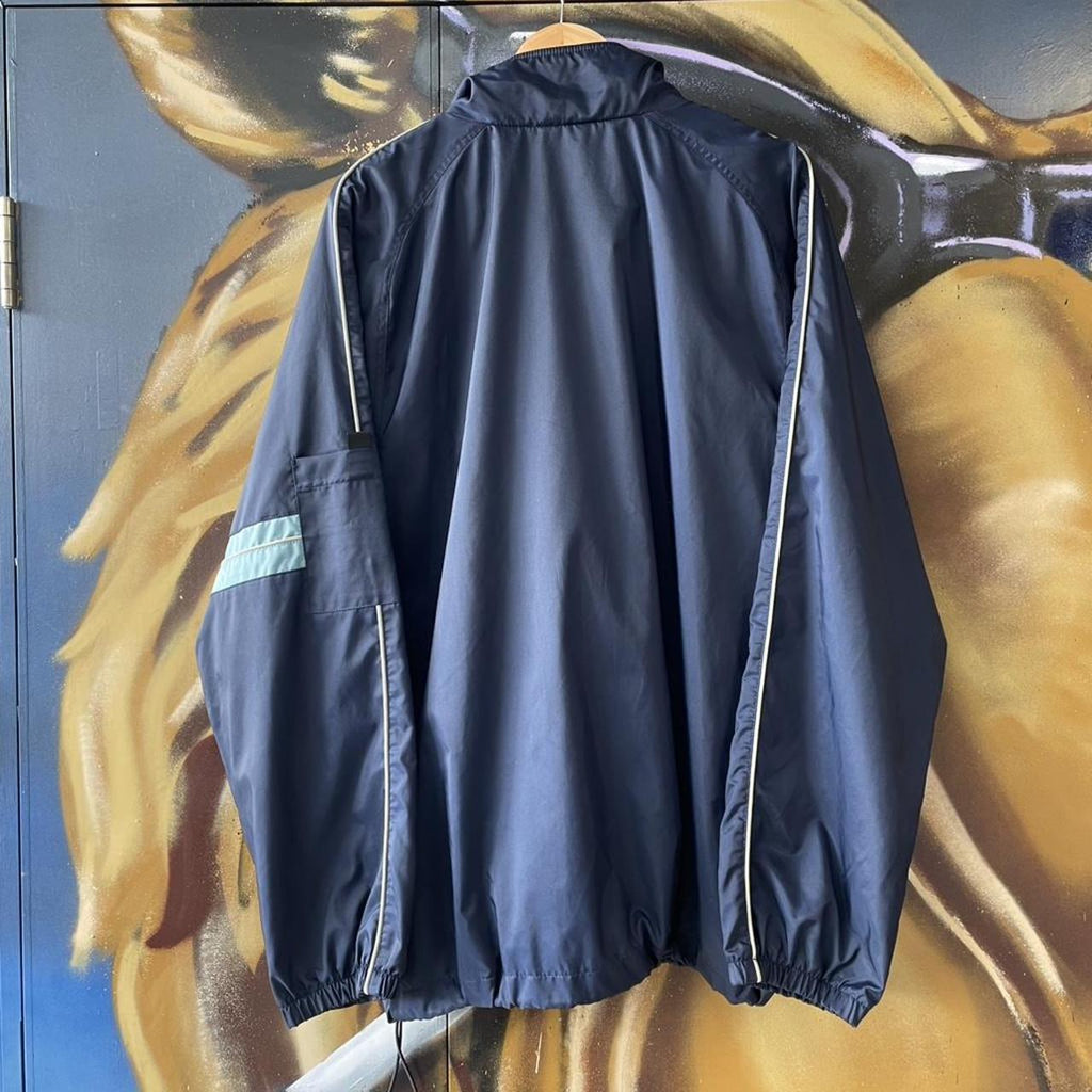 Nike Fleece Lined Quarter Zip Windbreaker Jacket