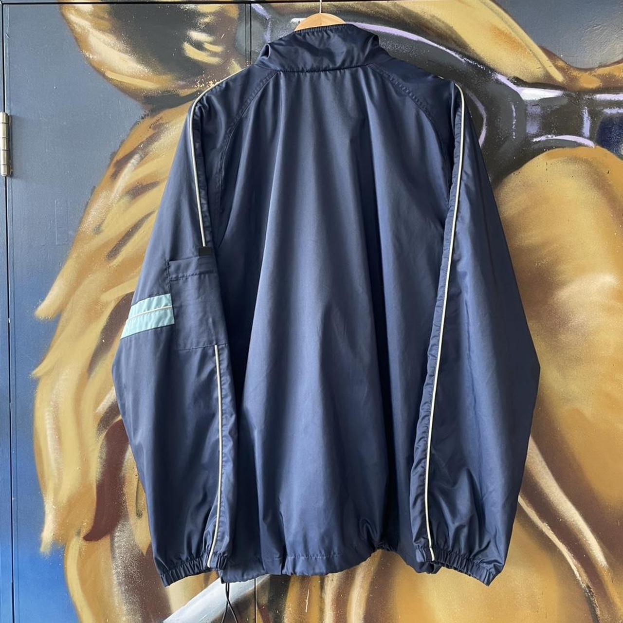 Nike Fleece Lined Quarter Zip Windbreaker Jacket