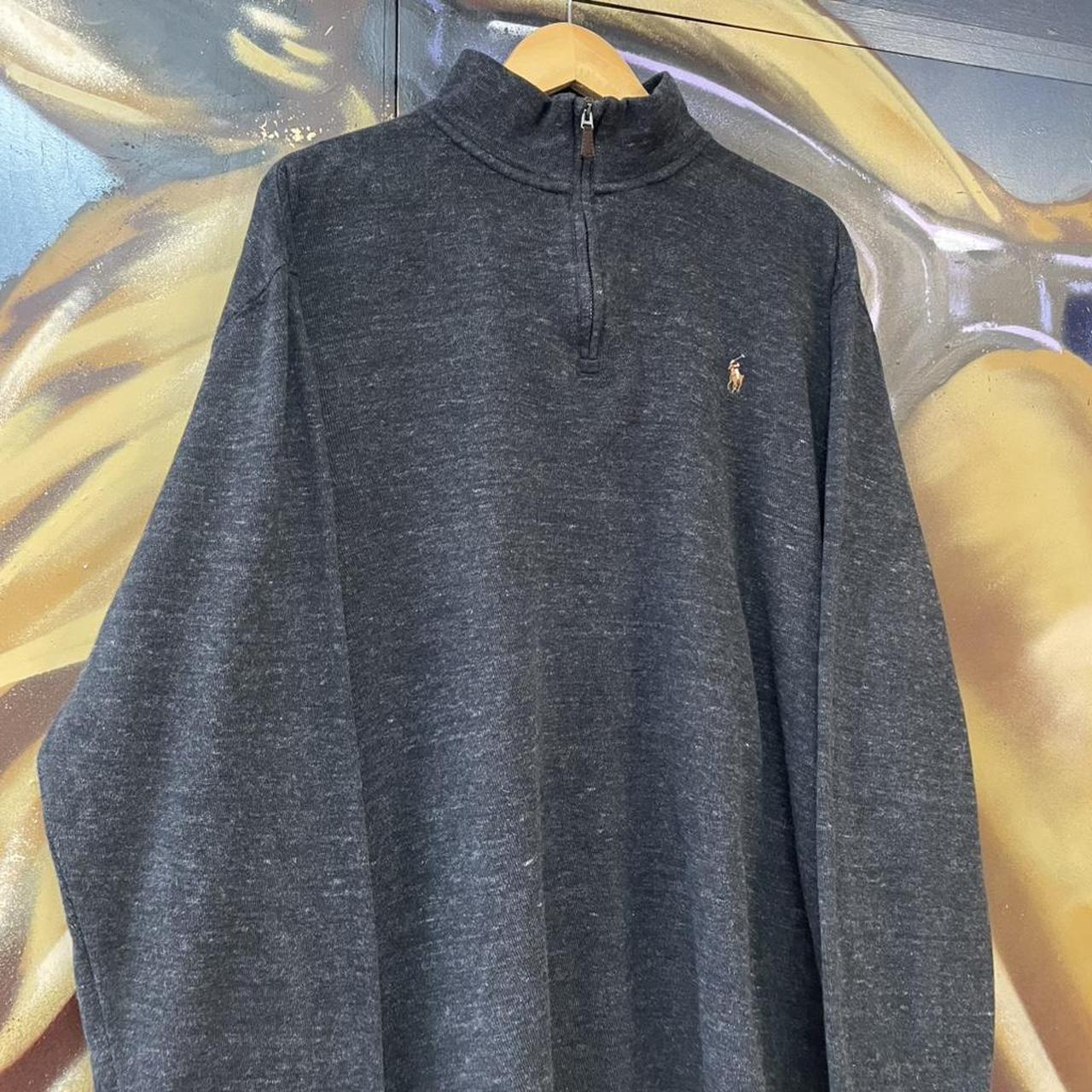 Ralph Lauren 1/4 Quarter Zip Sweatshirt Vintage Retro Preppy