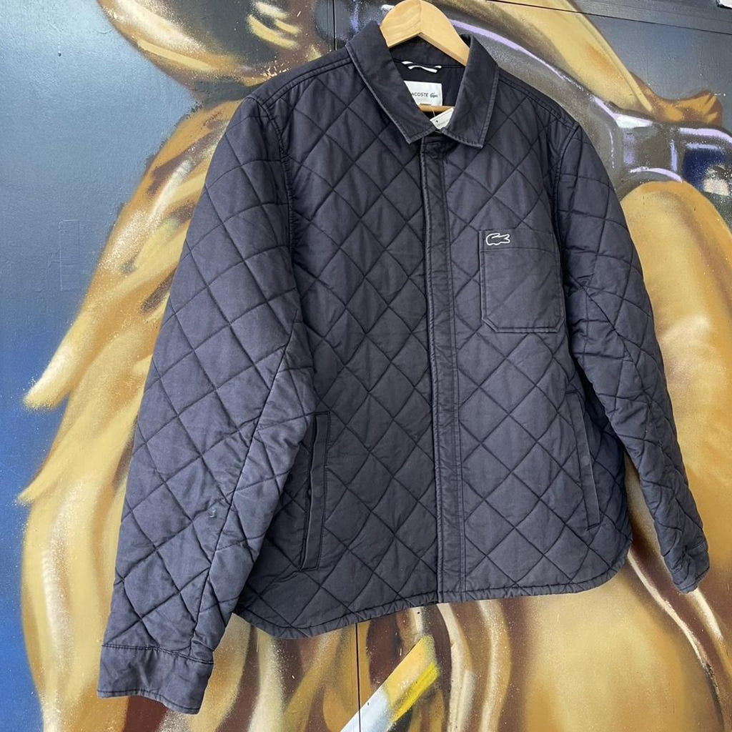 Lacoste Full Zip Diamond Quilted Jacket
