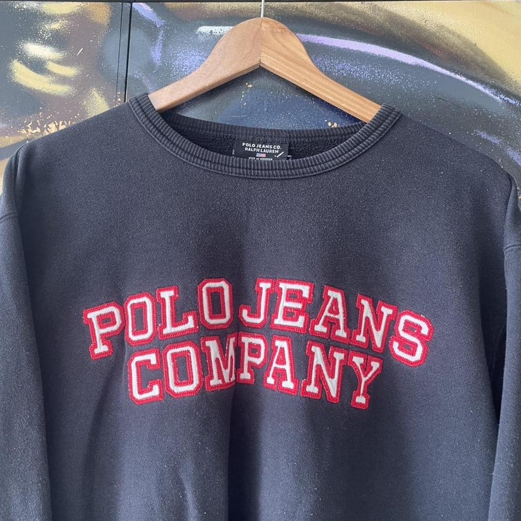 RL Polo Jeans Co Spellout Crewneck Sweatshirt