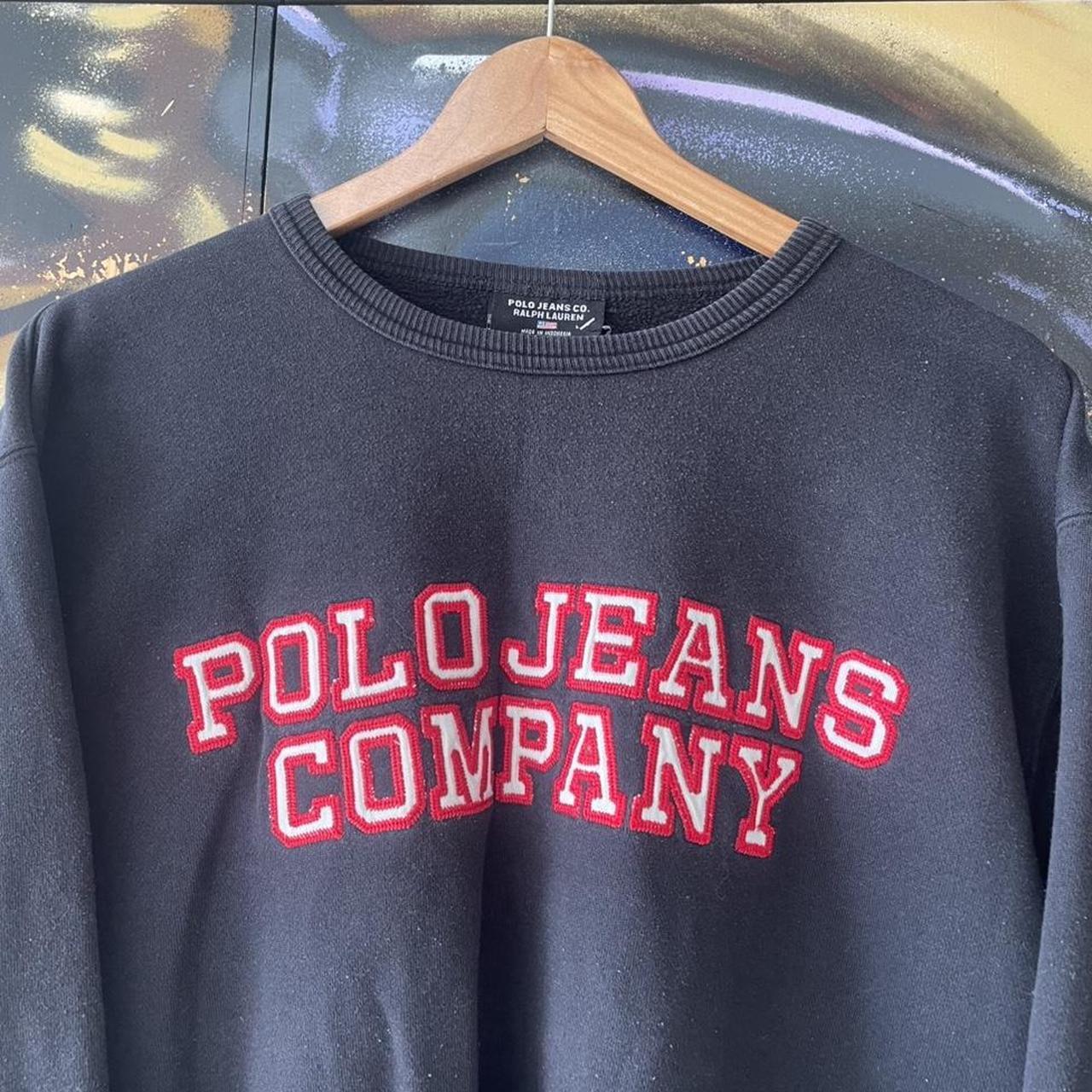 RL Polo Jeans Co Spellout Crewneck Sweatshirt