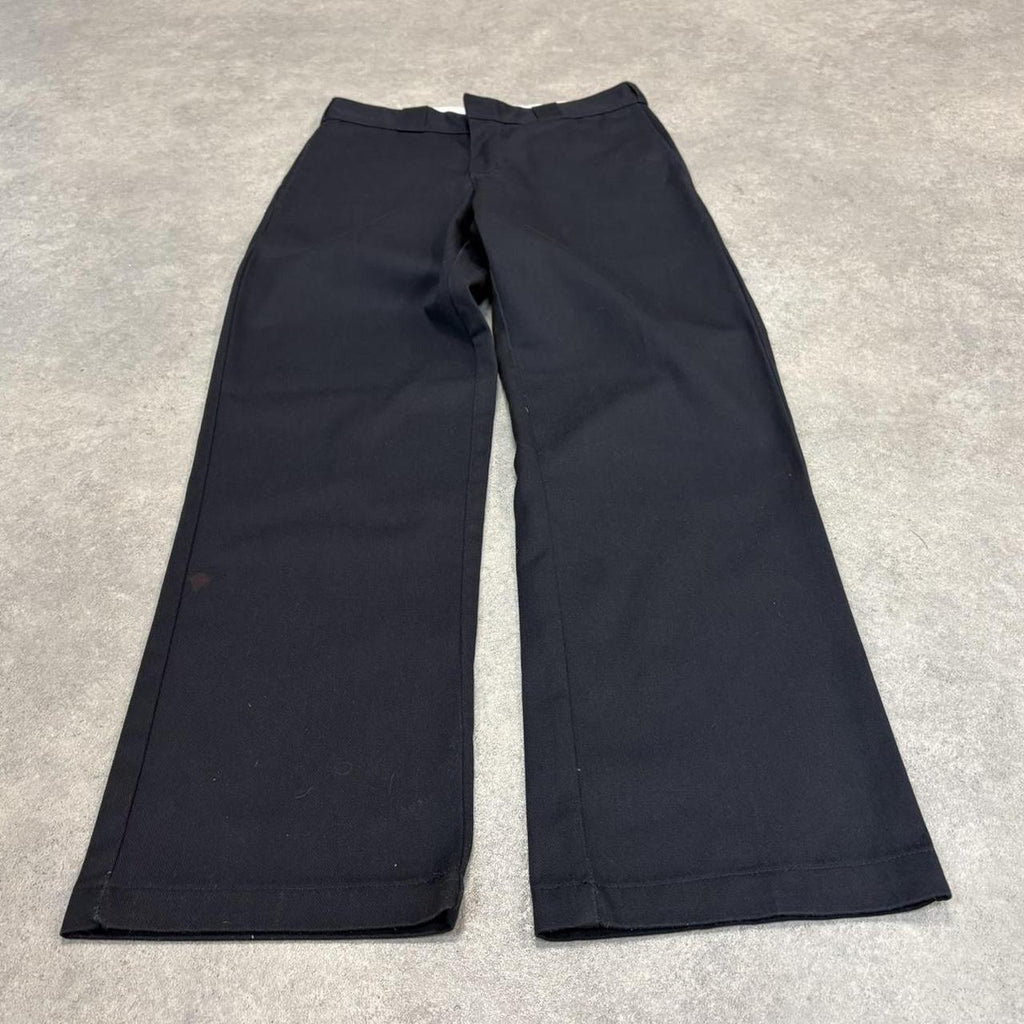 BR1912ZX-U - Vintage retro essential Black Dickies 874 Straight Leg Trousers pants casual workwear #skater #utility #workwear #straightleg #dickies