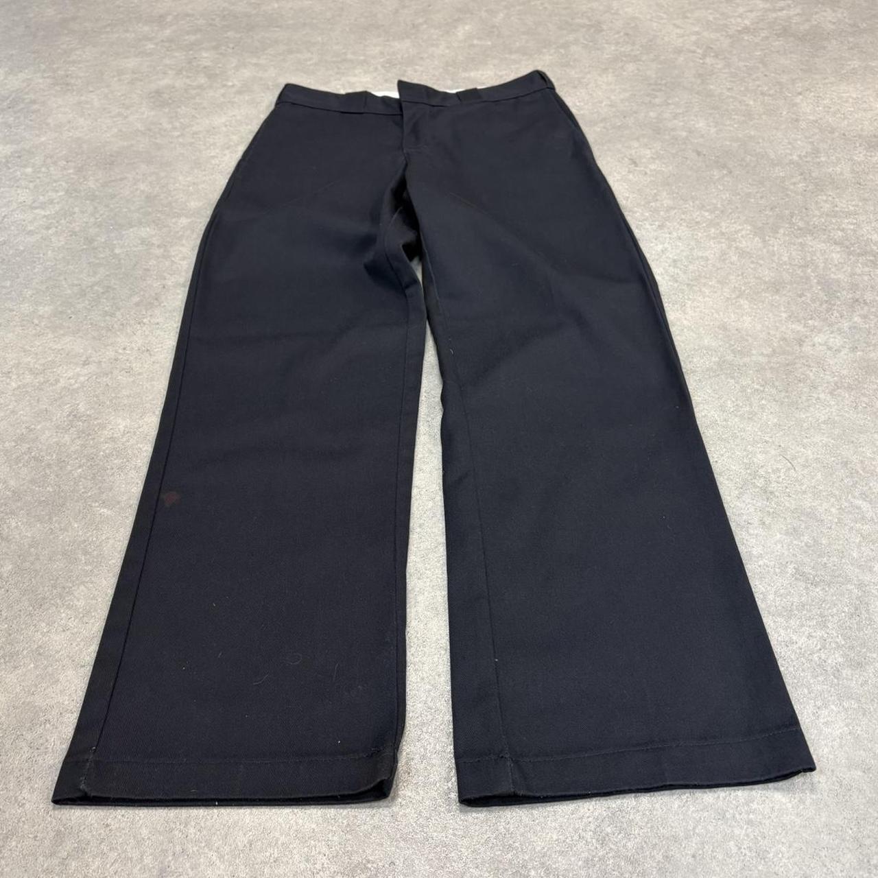 BR1912ZX-U - Vintage retro essential Black Dickies 874 Straight Leg Trousers pants casual workwear #skater #utility #workwear #straightleg #dickies