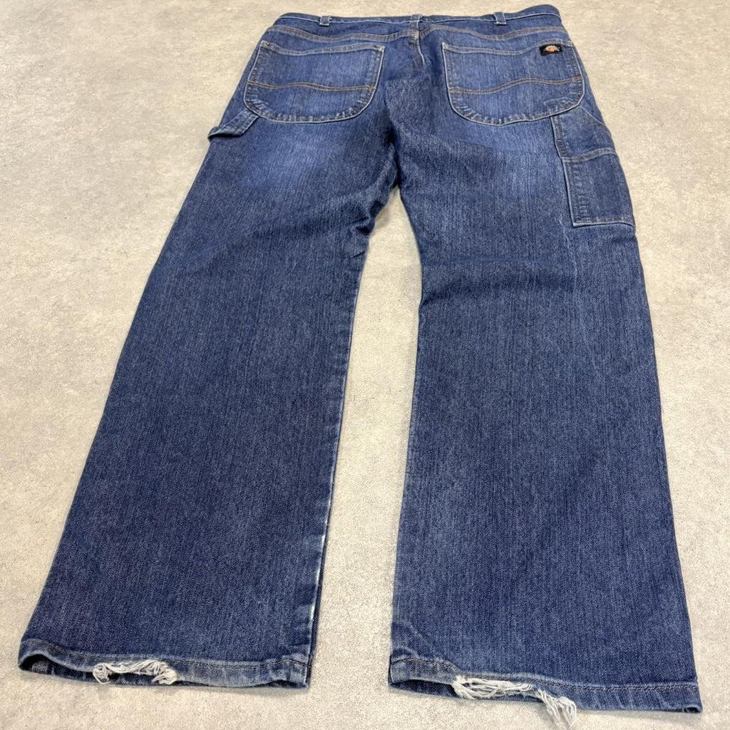 BR2701EB-P - Vintage retro essential  Dickies carpenter Dark Blue Wash Denim Jeans Trousers pants #denim #carpenter #dickies #skater #jeans