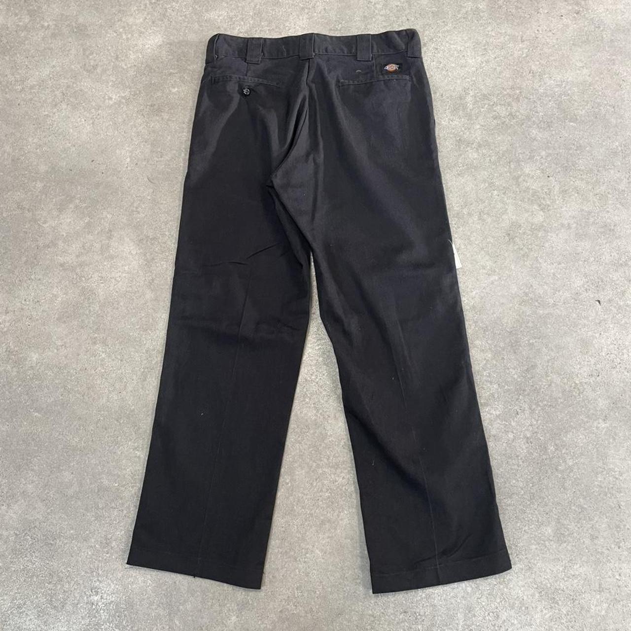 Dickies Black Chino Skater Trousers Workwear Pants