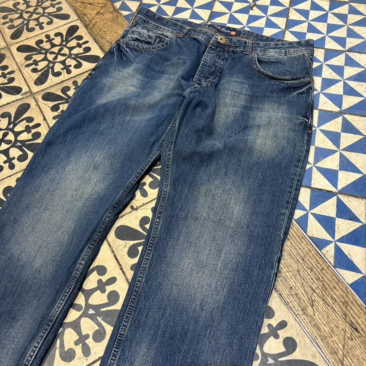 TRW375 - Vintage retro essential Rock Creek Straight Leg Blue Wash Denim Jeans Trousers pants casual workwear skate #denim #rockcreek #smartcasual #skater #straightleg