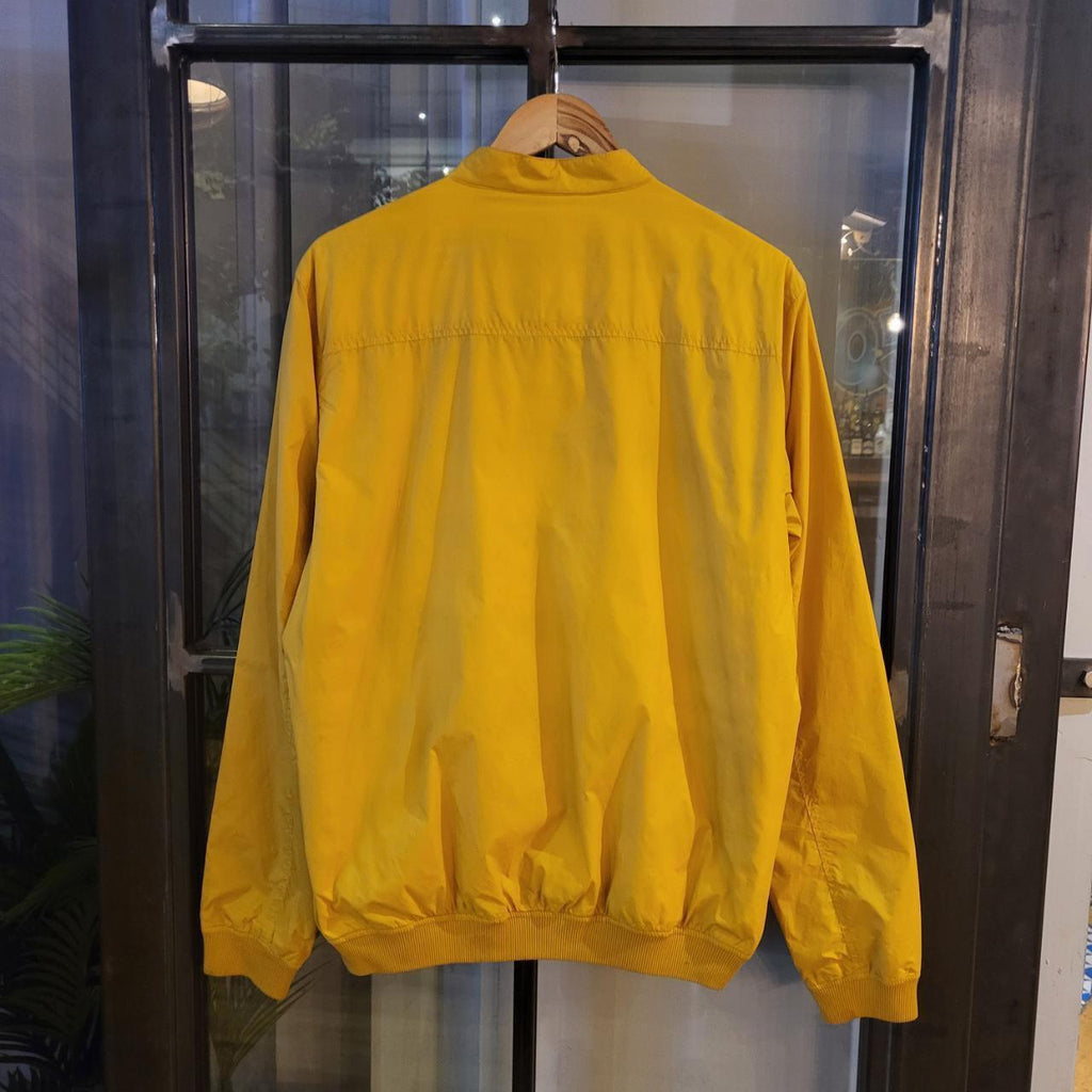 WDB008 - Vintage Retro Replay Yellow Essential Bomber Lightweight Windbreaker Full zip up jacket #y2k #replay #bomberjacket #featival