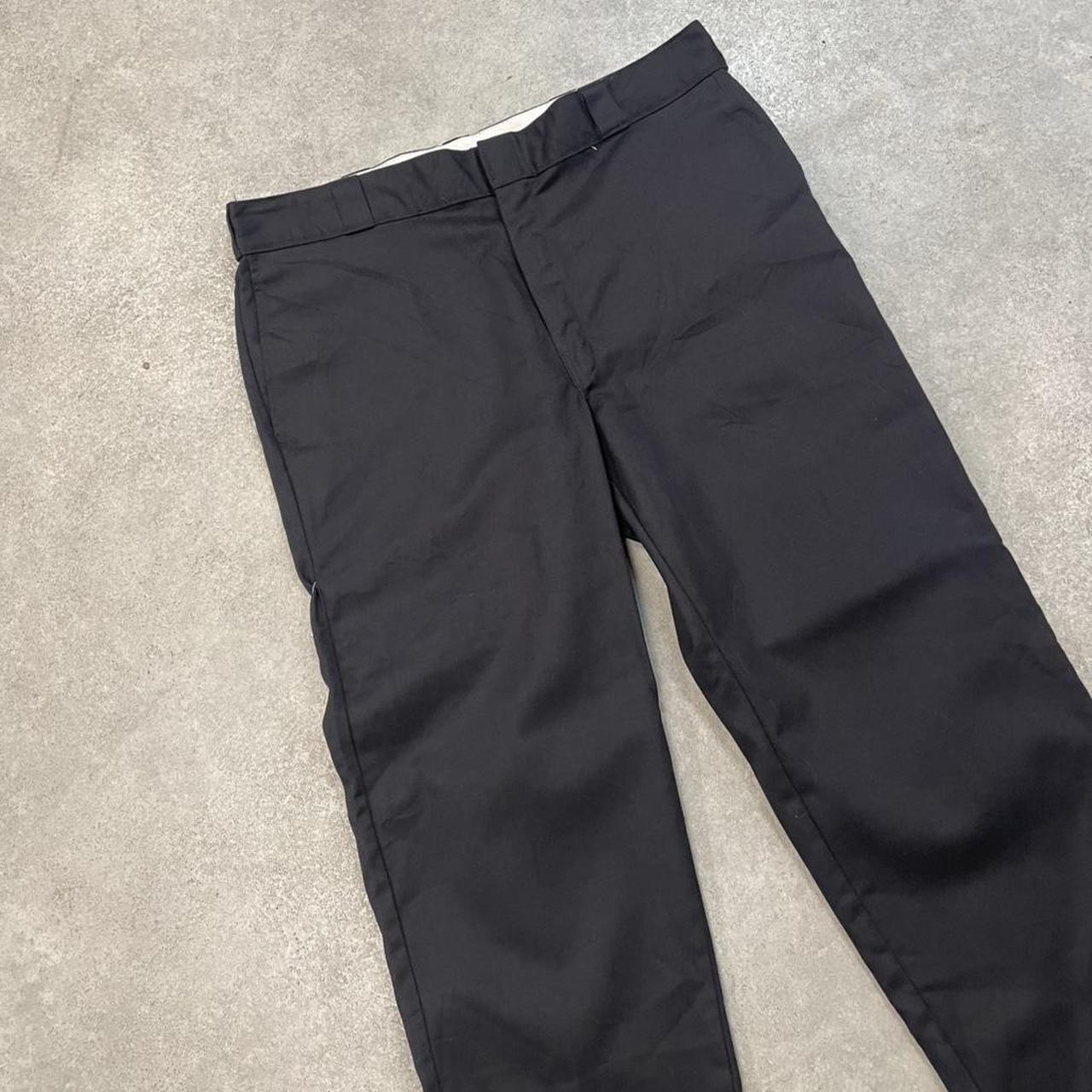 Dickies Black Chino Skater Trousers Workwear Pants