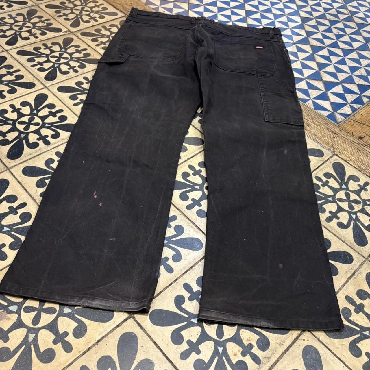 BR1209NG-F - Vintage retro essential Black Dickies Carpenter Trousers pants casual workwear #skater #utility #workwear #carpenter #dickies