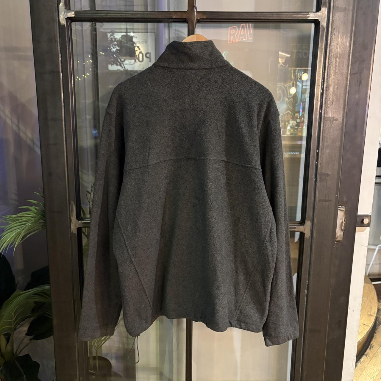 SWT413 - Vintage retro essential Columbia Dark Grey full zip up outdoor fleece jacket sweatshirt #columbia #outdoor #expedition #hike #gorpcore