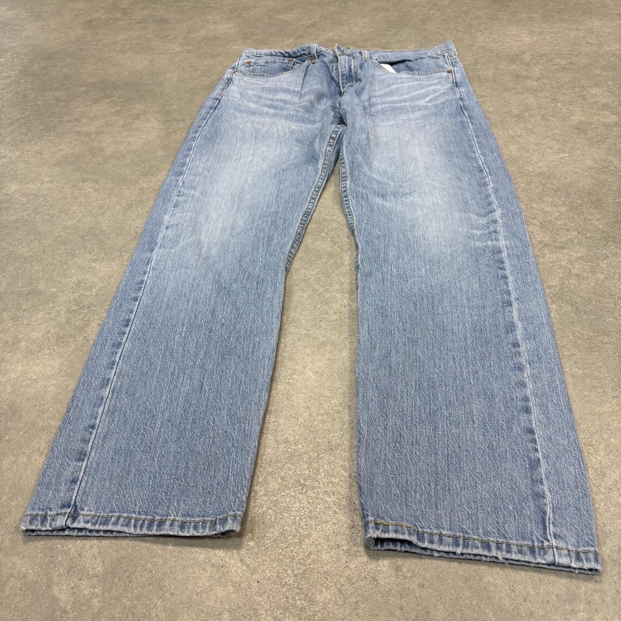 Vintage Levi's 505 Jeans Mens 34x30 Denim Wash Straight Leg Trousers Cowboy Western USA 90s Y2K