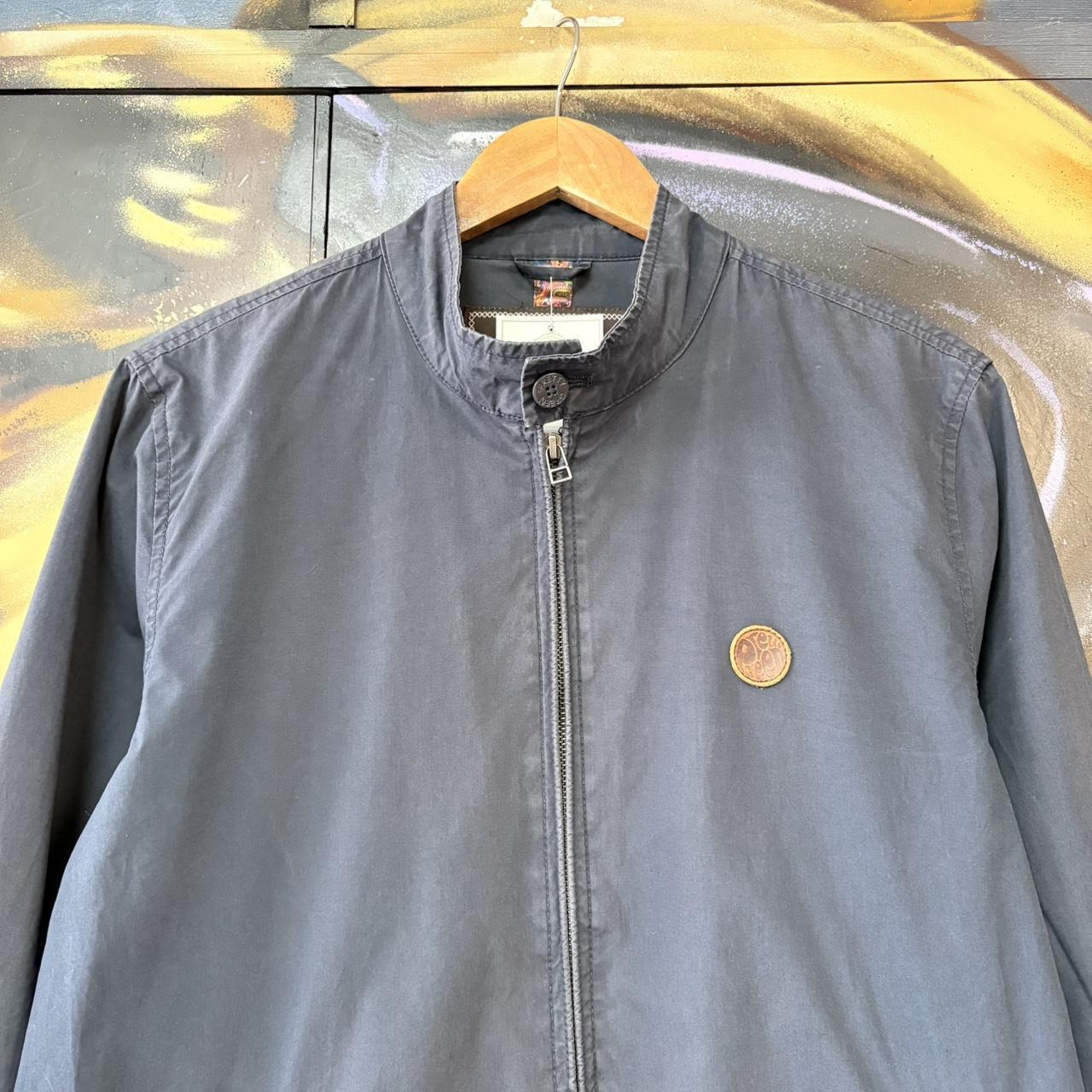 CP2104A-U - Vintage Retro Essential Pretty Green Navy Harrington Full Zip Jacket #harrington #oasis #prettygreen