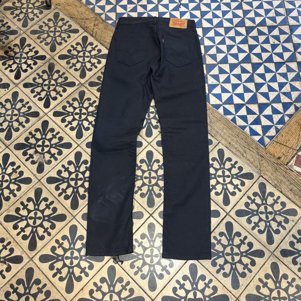 TRW428BR - Vintage retro essential Levi’s 511 Dark Blue Wash Denim Jeans Trousers pants #denim #straightleg  #levis #levis511