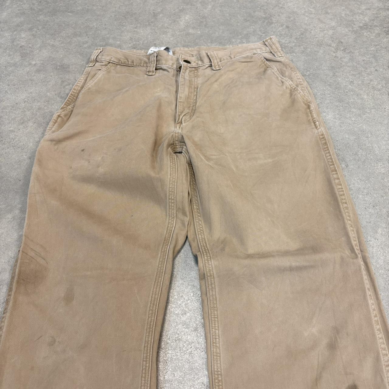 BR2701DL-U - Vintage retro essential Beige Carhartt carpenter Trousers pants casual workwear #skater #utility #workwear #carpenter #carhartt