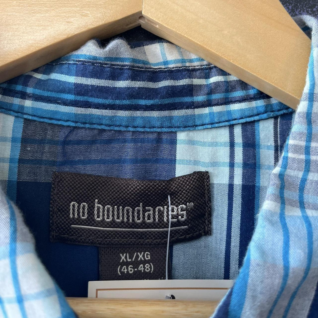 Plaid Short Sleeve Button Up Shirt