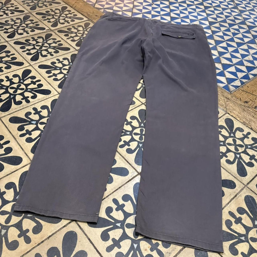 ADN0101H-F - Vintage retro essential Grey Animal Surfer Chino Trousers pants casual workwear #skater #utility #workwear #surfer #animal