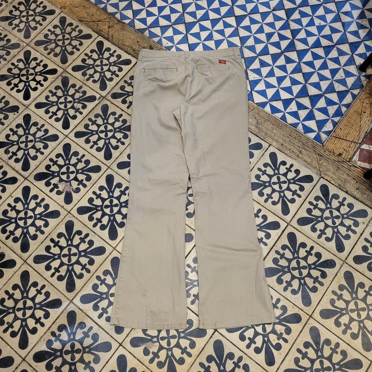 TRW0056BR - Vintage retro essential adult Dickies Trousers pants with embroidered patch logo #y2k #dickies #skater #workwear #chino