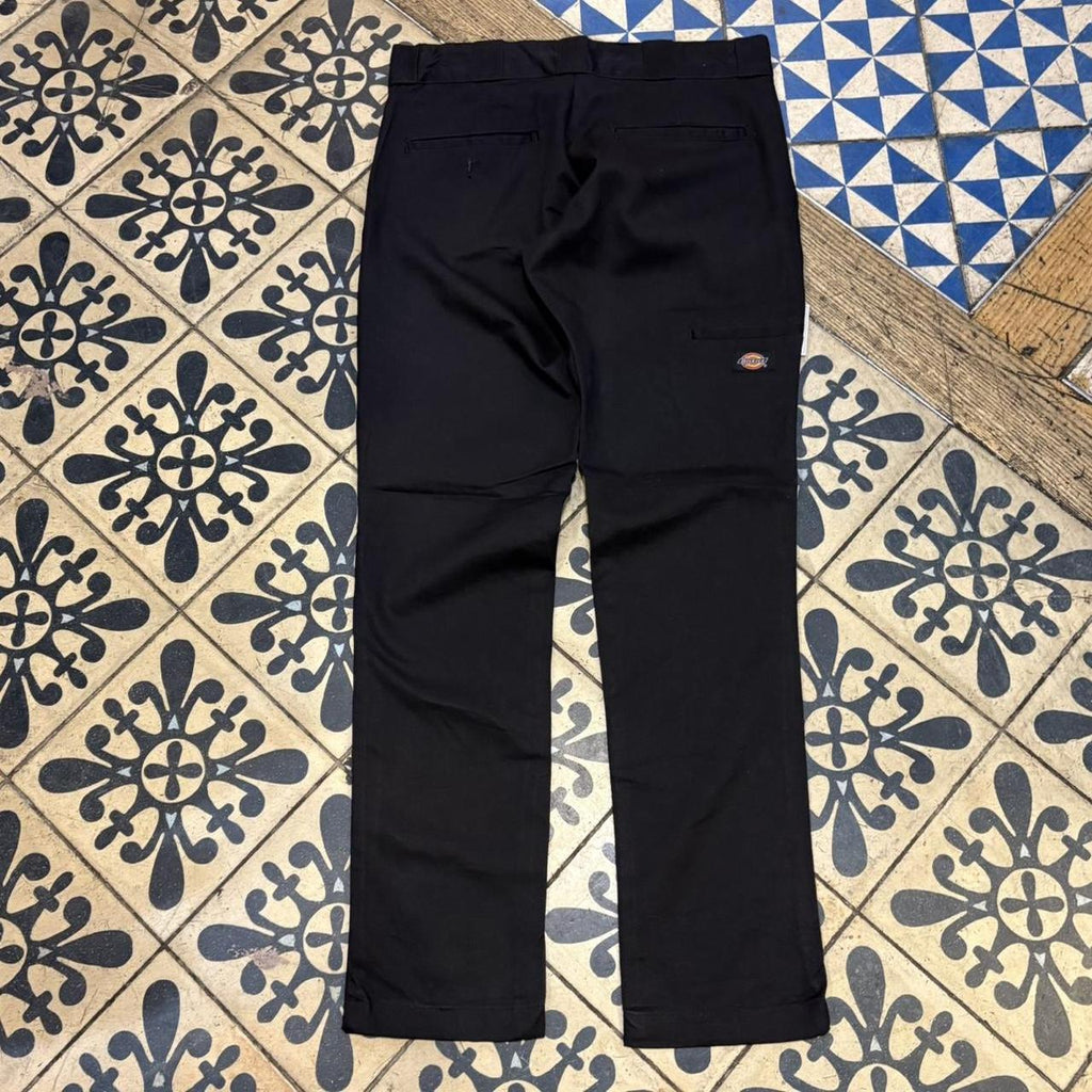 BR1011DI-F - Vintage retro essential Black Dickies Skinny Straight Leg Trousers pants casual workwear #skater #utility #workwear #straightleg #dickies