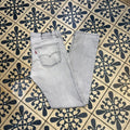 BR1209NO-F - Vintage retro essential  Levi’s Straight Leg Light Grey Wash Denim Jeans Trousers pants #denim #levis #jeans #skater