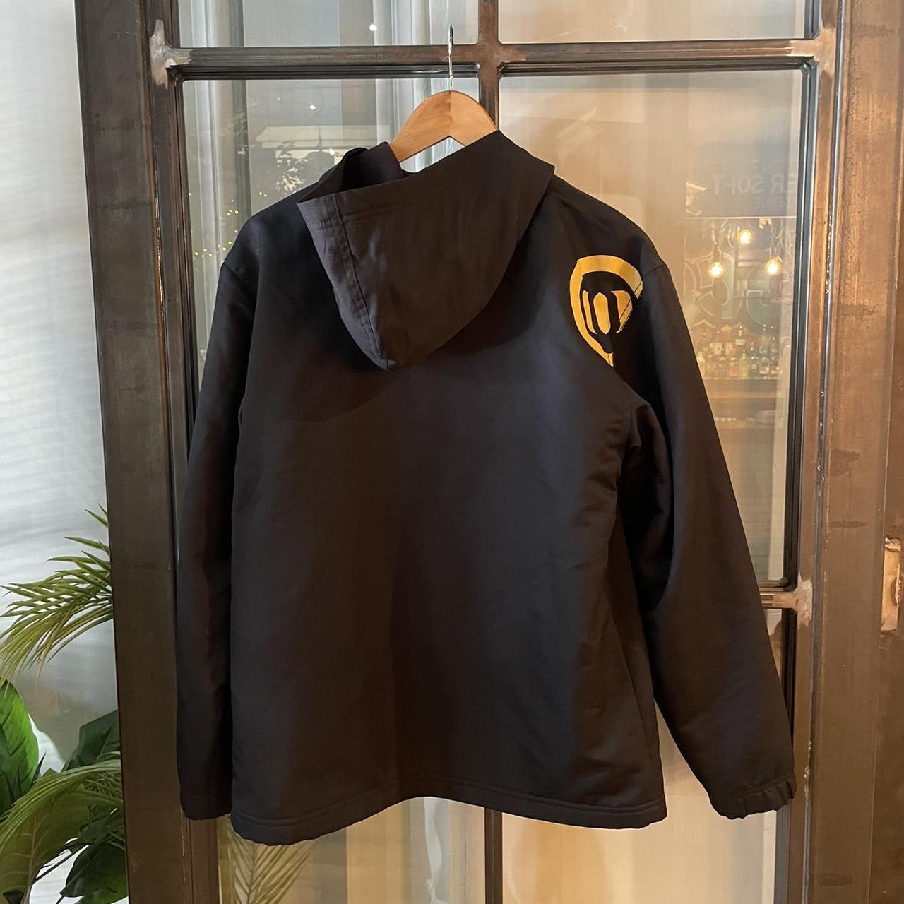 JCK002BR - Vintage Retro Essential Black Animal Full Zip Up Lined Lightweight jacket #skater #90s #surfer #animal #y2k