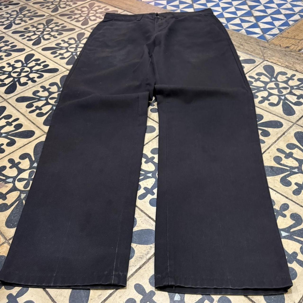 BR1011DO-F - Vintage retro essential Black Dickies Straight Leg Trousers pants casual workwear #skater #utility #workwear #straightleg #dickies