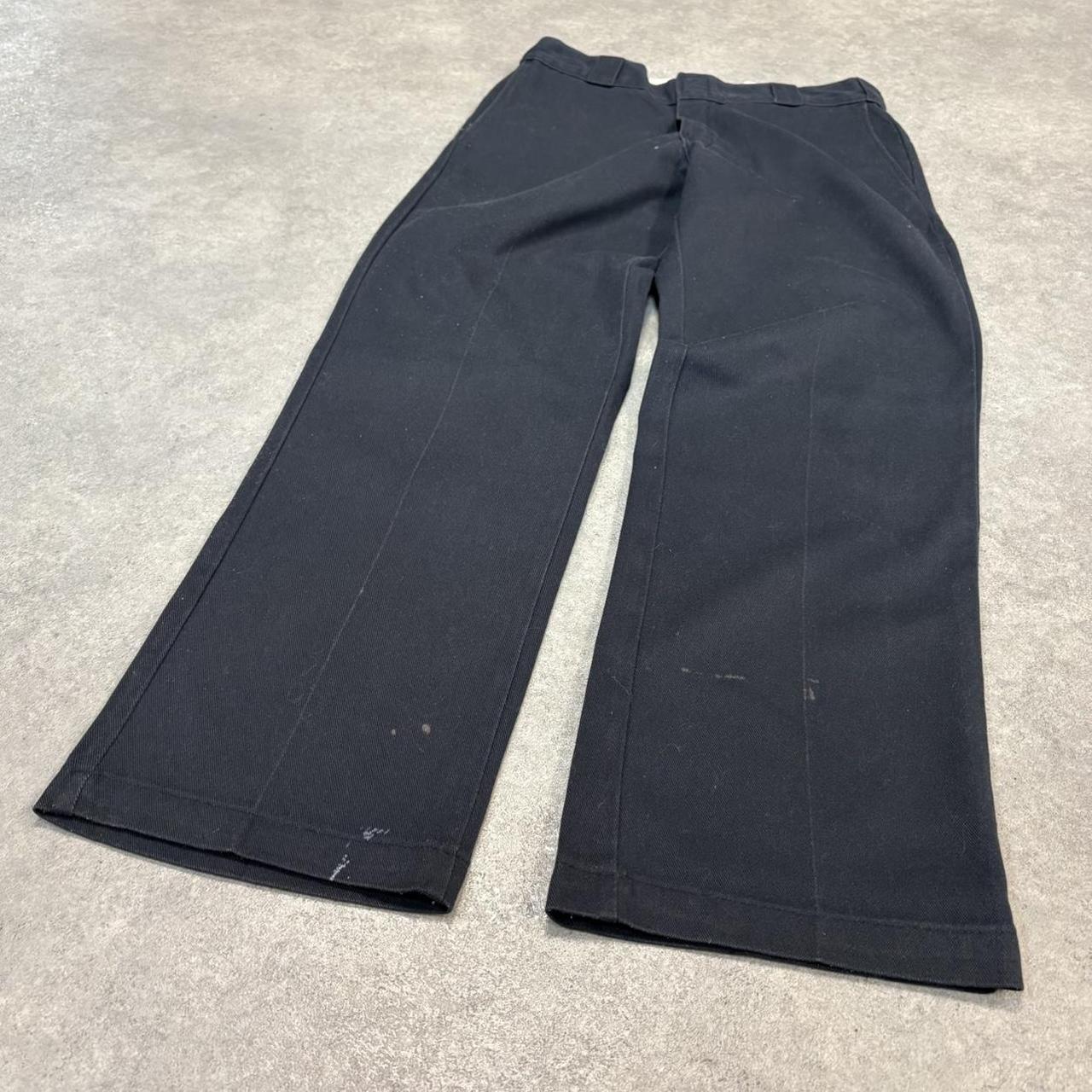 BR1912ZV-U - Vintage retro essential Black Dickies Straight Leg Trousers pants casual workwear #skater #utility #workwear #straightleg #dickies