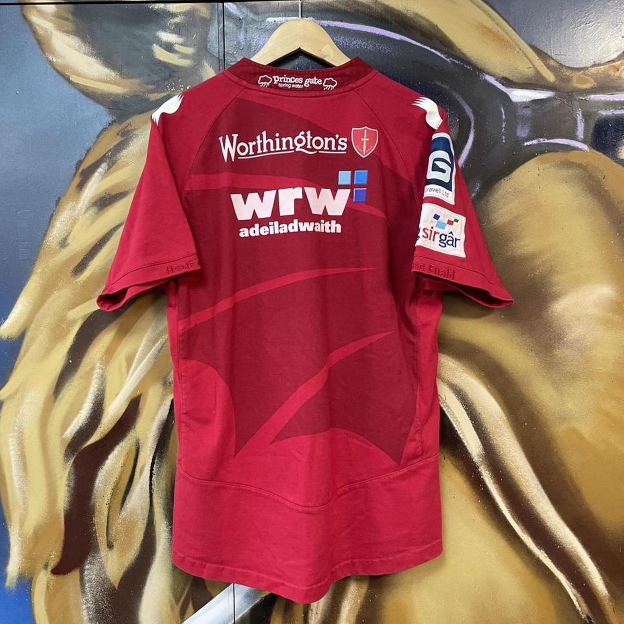 2013 Llanelli Scarlets Home Rugby Jersey Top