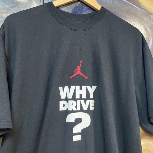 Air Jordan ‘Why Drive?’ Slogan Graphic NBA Jumpman Tee