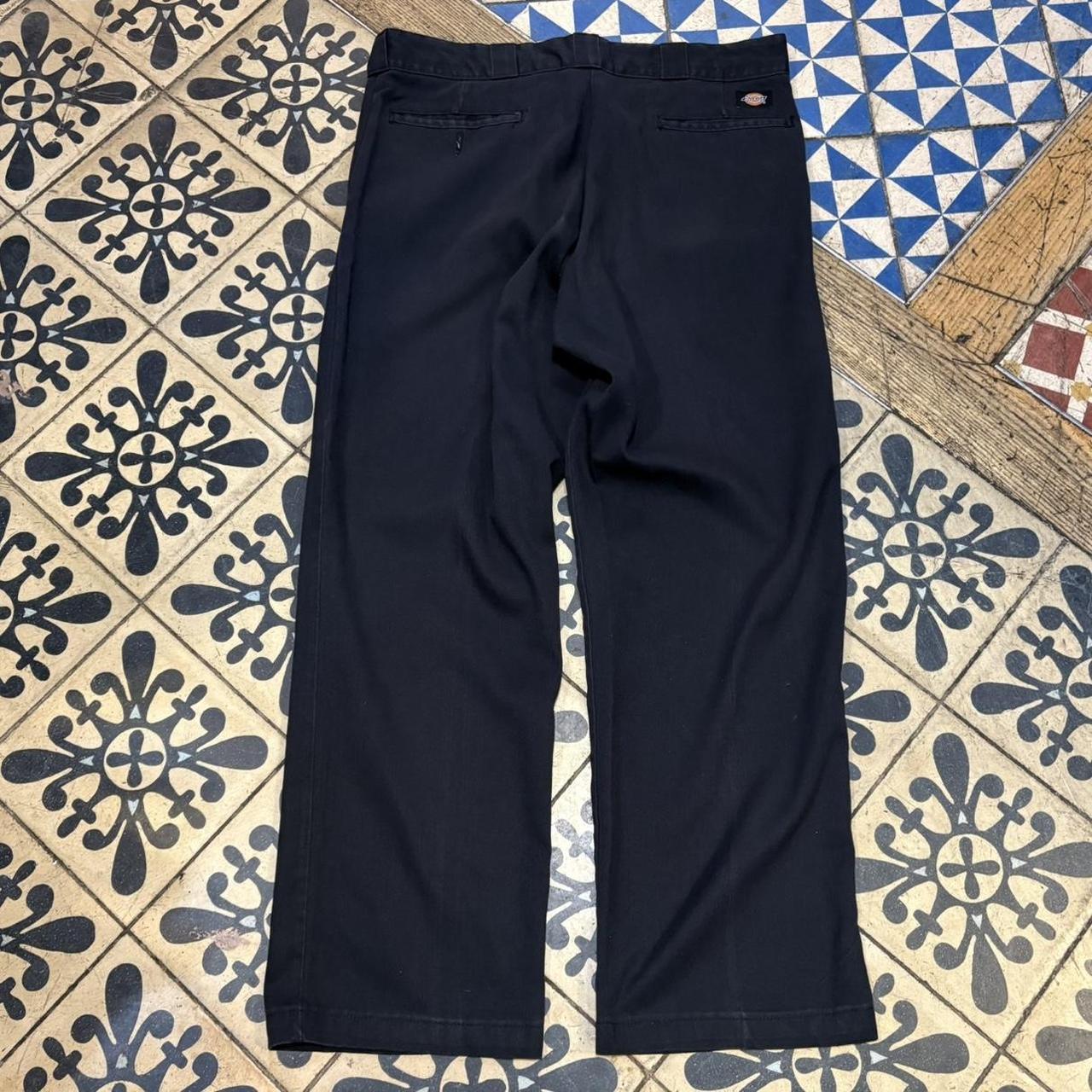 BR1011CV-F - Vintage retro essential Black Dickies Straight Leg Trousers pants casual workwear #skater #utility #workwear #straightleg #dickies