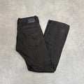 BR2701FL-P - Vintage retro essential  Levi’s 513 Slim Straight Dark Brown Wash Denim Jeans Trousers pants #denim #levis #jeans #skater #levis513