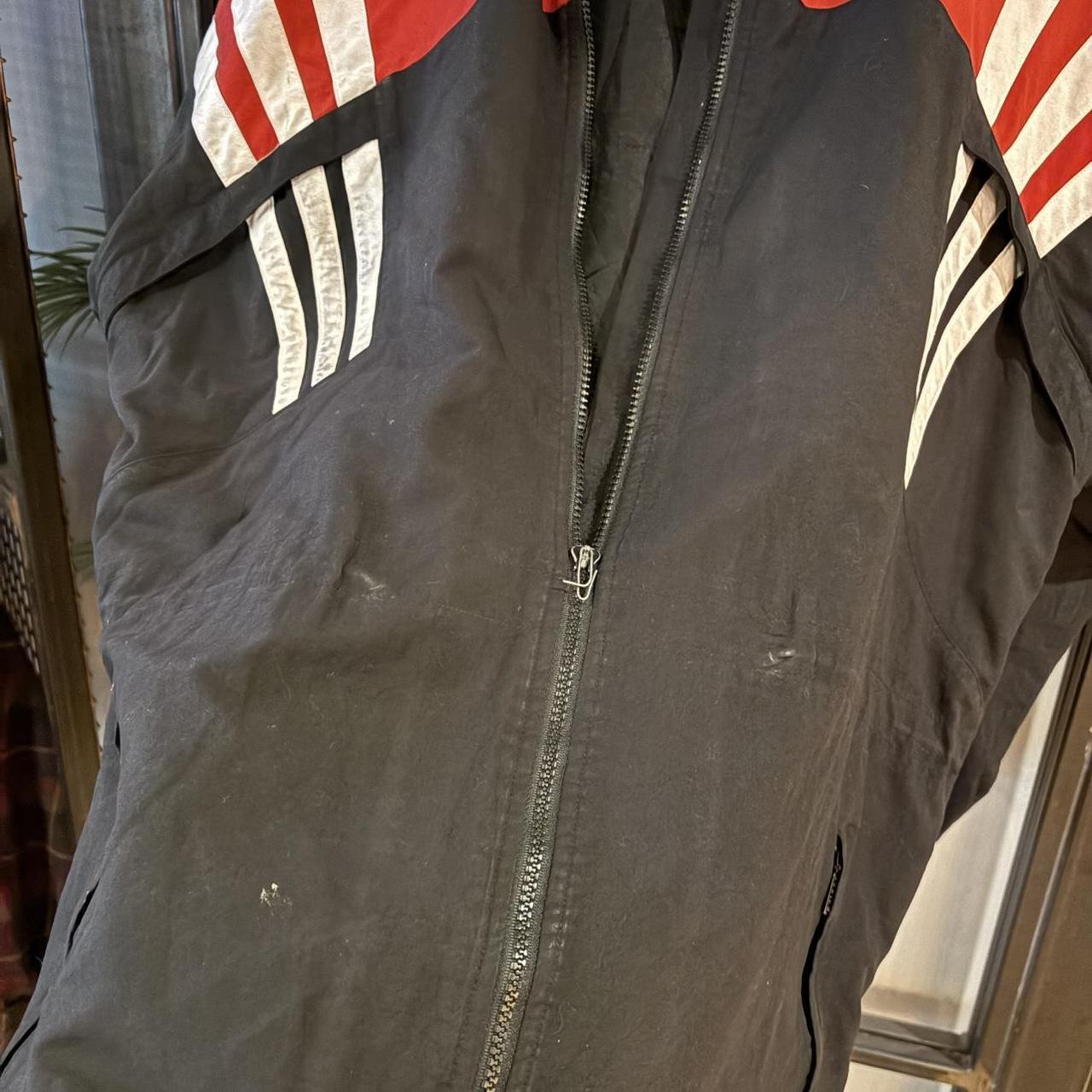 SWT633BR - Vintage Retro Essential Adidas Belgium Pro League Standard Liege Football Club Full Zip Up Training Coach sports jacket #sportswear #standardliege #football #blokecore #training