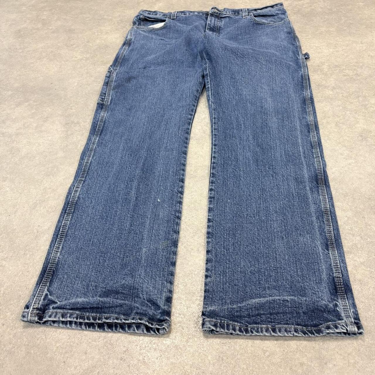 BR1912UC-U - Vintage retro essential  Dickies carpenter blue Wash Denim Jeans Trousers pants #denim #carpenter #jeans #dickies #skater